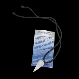 Colar Espiral Selenite 3cm