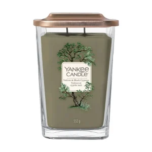 Vela Vetiver & Black Cypress Elevation Yankee Candle