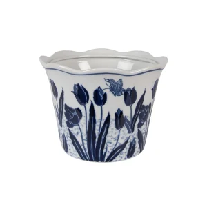 Vaso Flores Azuis