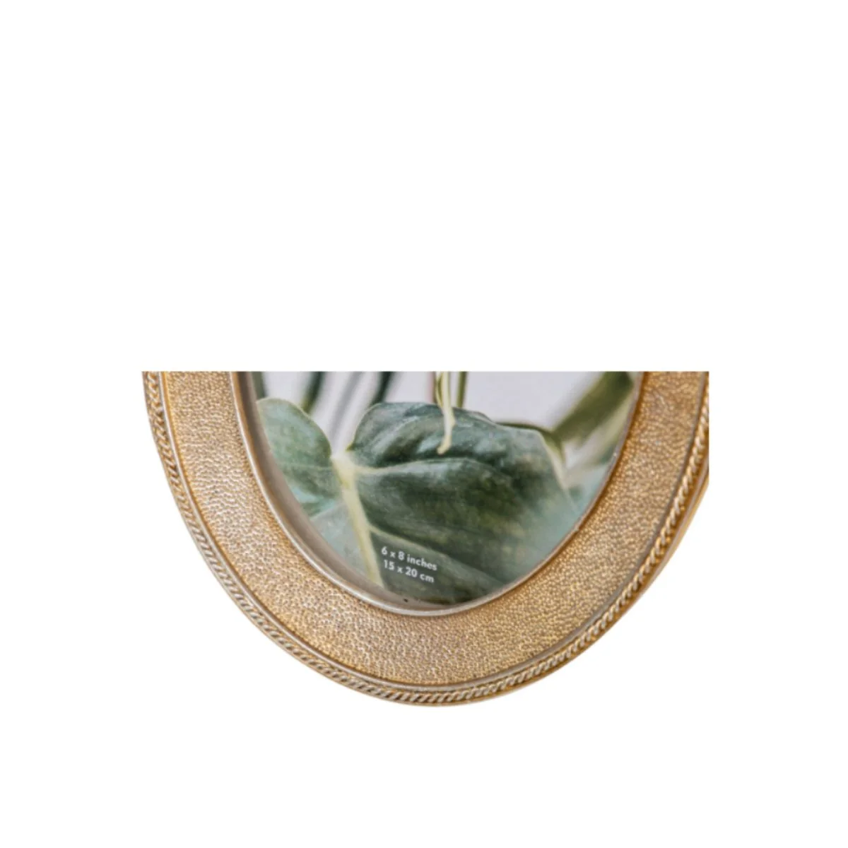 Moldura Oval Dourada 15x20cm - Image 6