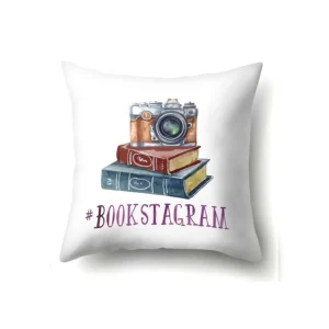 Almofada Frase Bookstagram Branca