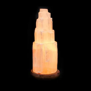 Candeeiro Selenite Catedral 20cm