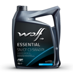 OLEO MOTOR WOLF ESSENTIAL SN/CF C3 5W40 PI 5L